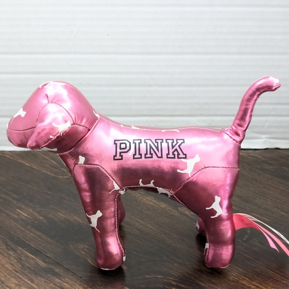 Victoria secret Pink Dog mini plush with White Accents 2018 - Picture 11 of 11